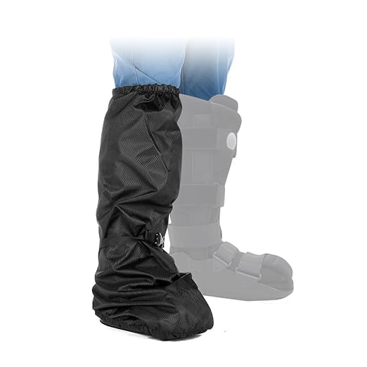 NEPPT Funda ortopédica para botas de caminar, para lesiones de pie roto, cubierta de yeso médico, fractura de tobillo, funda alta para botas de caminar, protector de yeso para lluvia, nieve