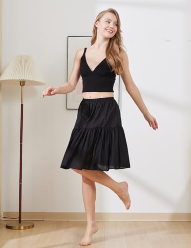 Image of BEAUTELICATE Half Slip Skirt Extender 100% Cotton Vintage Underskirt