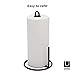 Umbra Squire Paper Towel Holder Stand, Metal Dispenser for Kitchen or Bathroom Countertop, Black Medium