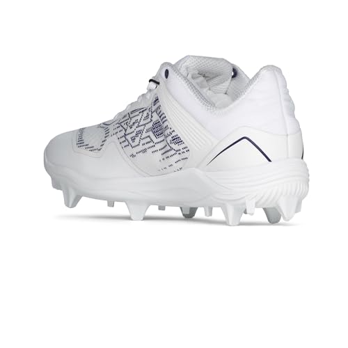 Boombah Viper Pureknit Women's Molded Cleat - White Out - Multiple Color Options - Multiple Sizes2