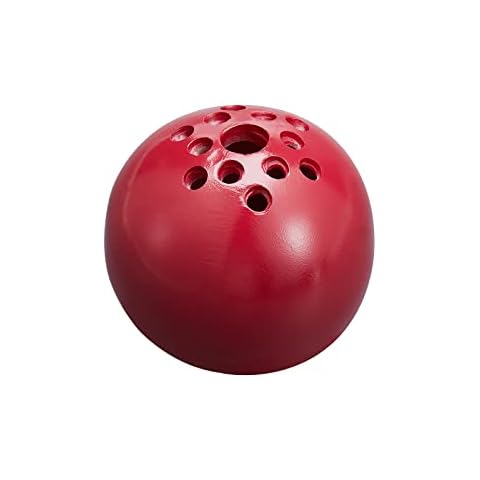 MAORUO Handmade Flower Vase, Mini Sphere Shape Porous Vase Decorative Ornaments Resin Crafts (Pink, 10 cm*10 cm) Cover