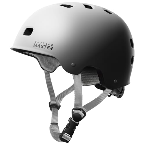 Image of OutdoorMaster Skateboard Cycling Helmet - Two Removable Liners Ventilation Multi-Sport Scooter Roller Skate Inline Skating Rollerblading for Kids, Youth & Adults