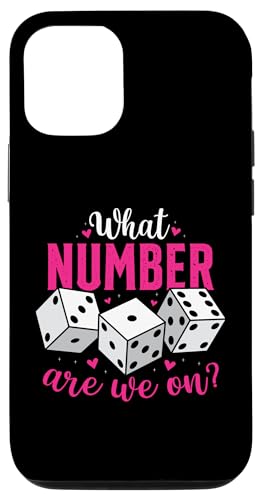 What Number Are We On Funny Bunco Game Night Babe Dice ���f�B�[�X �X�}�z�P�[�X iPhone 12/12 Pro �p