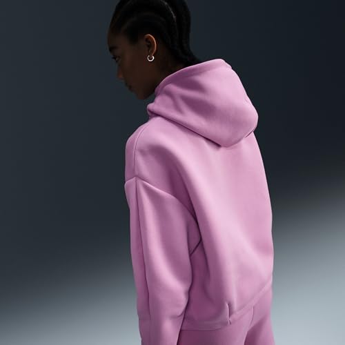 Nike Sportswear Tech Fleece Women's Oversized Hoodie (FV6322-632, Beyond Pink/Black)2