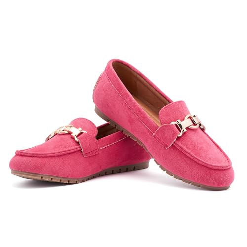 Image of VERDASCO Women's Loafers Comfort Slip-Ons Flat Work Shoes Casual Moccasins Penny Loafers Lady Dress Shoes