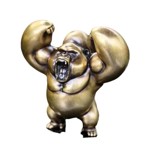 Miniatyrgorillor Figurin Apa Skulptur Ornament Borddekoration