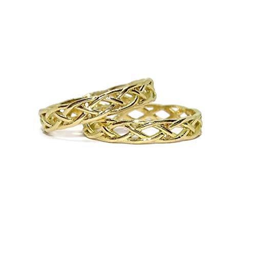 Never Say Never Fedi in oro 18 carati, realizzate