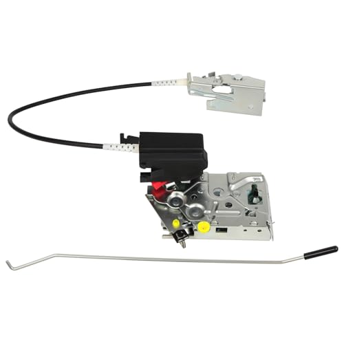 Image of CCIYU Front Left Driver Side Door Latch Lock Actuator Compatible for Ford Bronco 1994-1996,for F-150 1992-1996, for Ford F-250 /F-350 1992-1997 Power Door Latch Lock Actuator Motor Cable Rod Kit