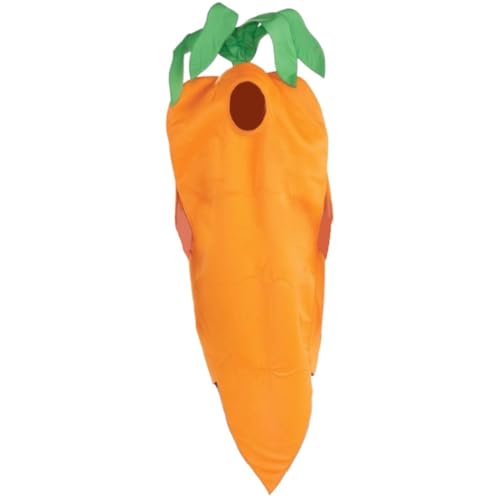 Fituenly Costume De Carotte Amusant, Costume De Cosplay De Légumes, Déguisement pour Adulte, Tenue pour Rassemblements, Fêtes, Festivals, Déguisements