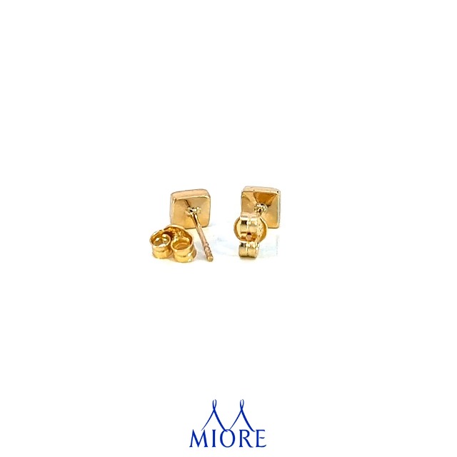 Miore Boucles D'Oreilles Femme Or - Pendentifs En Or Jaune Massif 9KT