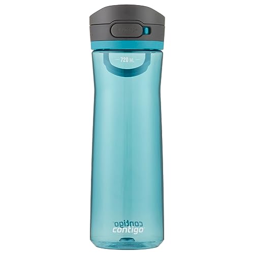 Contigo , Jackson Botella De Agua Grande Sin BPA 100 Antiderrame Y Apta Lavavajillas Bot Unisex Adulto, JUNIPER, 720 Ml