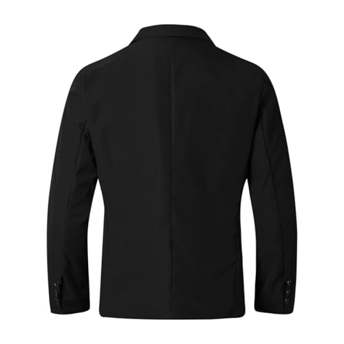 Men's Business Blazer Jacket Button Stretch Lightweight Casual Checked Sport Coat, Wedding Groomsmen Prom Jackets Daily Wear3