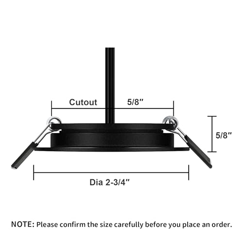 RVZONE 12 Volt LED Puck Light RV Boat Recessed Ceiling