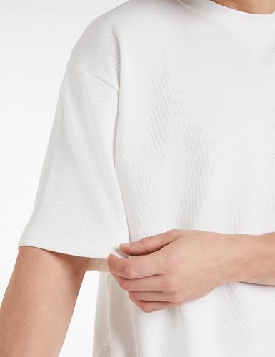 Image of Amazon Brand - Symbol Men's Cotton Blend Oversized Fit T-Shirt