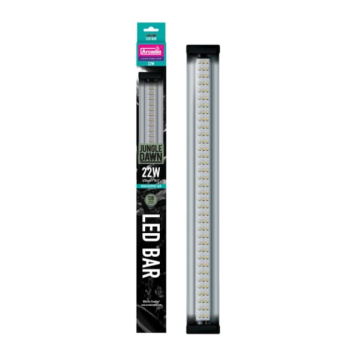Arcadia Jungle Dawn Barre d'éclairage LED pour terrarium reptile éclairage pour plantes 470 mm...