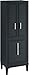 Kohler 33548-ASB-1WX Southerk 70-in x 24-in Linen Tower, Slate Grey