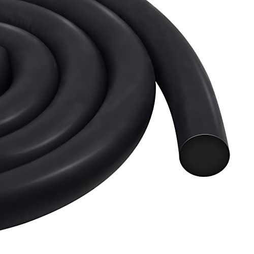 Storystore Backer Rod 1" Diameter x 16.4' Length Black EPDM Rubber Caulk Saver, Foam Backer Rod for Gaps and Joints Concrete Expansion Joint Filler