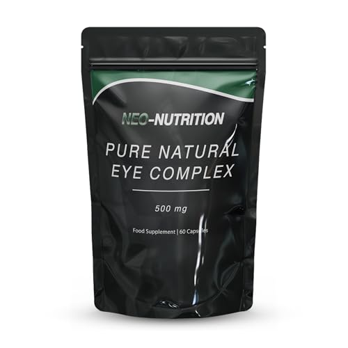 Pure Eye Complex 60 Capsules - Lutein Zeaxanthin VIT A Bilberry & VIT B Super Mix UK Manufactured