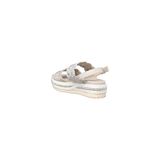 Cafe Noir Sandalo FRATE Decorazione Fiori Strass