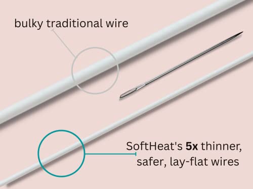 Softheat By Perfect Fit | Luxury Fleece Electric Heated Blanket With Safe & Warm Low-Voltage Technology (Queen, Beige) #TOP1