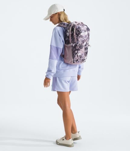 Image of THE NORTH FACE Women's Jester Everyday Laptop Backpack, Ashen Purple Prairie Flowers Print /Ashen Purple, One Size