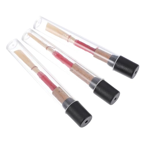 GOOHOCHY 3 Pack Individually Packed Oboe Replacing Handmade Wood Oboe Accessories Soft Vibration for Daily Use and Performance
