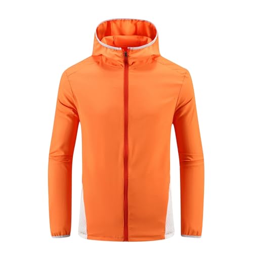 Men's UV Fishing Shirt Sun Protection Solid Color Long Sleeve Zip