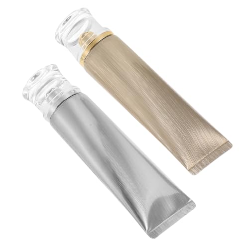 EPIGEIST 4 Tubos Cosméticos Portátiles De Plástico, A Prueba De Fugas, Para Viaje, De Viaje, Contenedor De Almacenamiento Para Limpiador Facial, 100 G