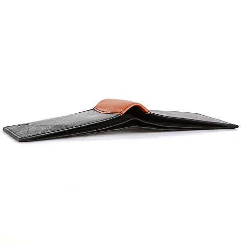 Image of WildHorn� RFID Protected Genuine High Quality Mens New Leather Wallet (New Black Nappa 2)