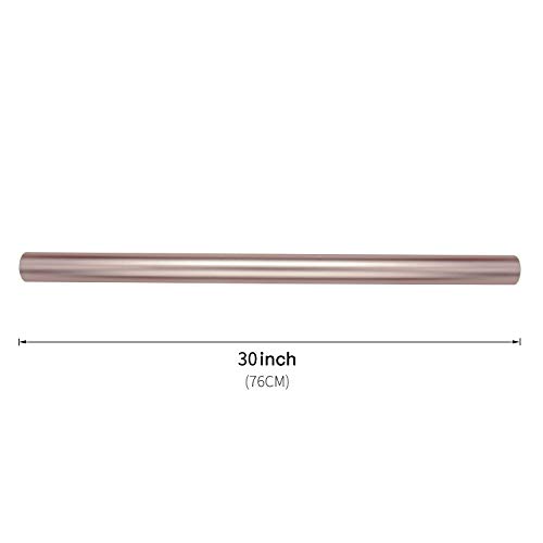 Image of RUSPEPA Rose Gold Matte Wrapping Paper-81.5 Sq Ft-Solid Color Paper Perfect for Wedding,Birthday,Christmas,Baby Show Gifts-30Inch X 32.8Feet