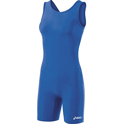 ASICS Women's Solid Modified Singlet, Royal, Large