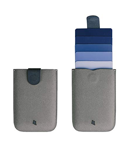 DesignNest by Allocacoc - Lámpara LED, Color Azul y Gris