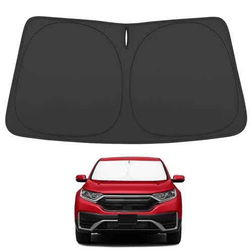 Image of Proadsy for Honda CRV 2017-2022 Windshield Sun Shade 4-Layer Foldable Front Sunshade Protector Sun Visor Blocks UV Rays Keep Car Cooler