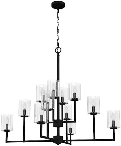 Hunter Fan Company 19530 Kerrison Chandelier, Natural Black Iron