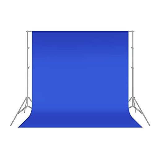 NEEWER 6x9 feet/1.8x2.8m Photo Studio 100% Pure Polyester Collapsible Backdrop Background for Photography, Video and Television (Backdrop ONLY) - Blue