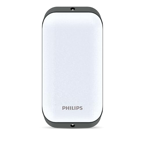 Image of PHILIPS 10-Watt LED Bulk Head Light |WT110W LED10S Bulk Head Light for Office, Shop & Outdoor Lighting | Colour : Crystal White, Pack of 1