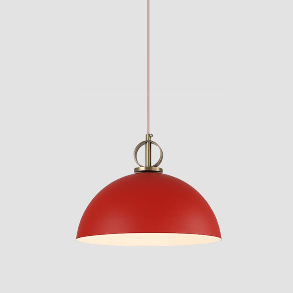 HXYSXHJUO Industrial Macaron Pendant Light Fixture - Adjustable Height Aluminum Chandelier for Kitchen Island, Dining Room, and Restaurant(H,30cm)