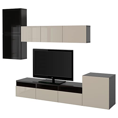 BESTÅ TV Storage Combination/Glass Doors, 300x42x211 cm,
