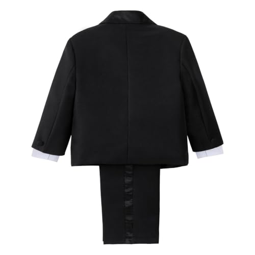 image for Dressy Daisy Toddler Boy' 5 Pcs Set Formal Tuxedo Suits No Tail Weddin
