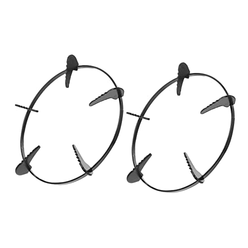 FONDOTIN 2 Piezas Soporte de Cocina de Gas de Accesorio Práctico para Estufa Antideslizante y para Sartenes Pequeñas y Cocinas de Gas