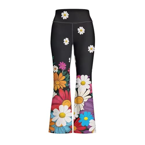 Yewattles Girl Bootcut Yoga Leggings Tummy Control High Waisted Leggings Flare Yoga Pants Soft Sweatpants 5-14 Years4