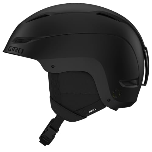 Giro Ratio Ski Helmet - Snowboard Helmet for Men, Women & Youth - Matte Black - Size S (52–55.5cm)