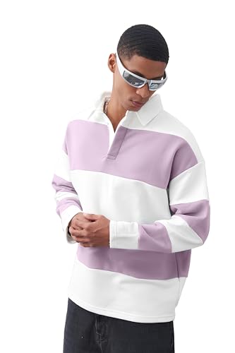 Image of Maniac||Mens||Polo Neck||Fullsleeve||Cotton||Oversized||T-Shirt