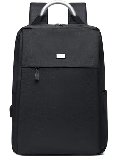 NST Waterproof Laptop Backpack for Ｍen - Travel Business Bags for Men, College Bookbag Computer Bag Fits 15.6 Inch Notebook (GYL1)