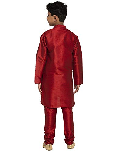 Image of KRAFT INDIA Boys Silk Kurta Churidar