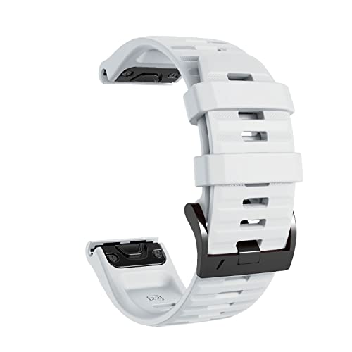 Correa para Garmin Fenix 6X Pro de silicona impermeable y liberacion rapida