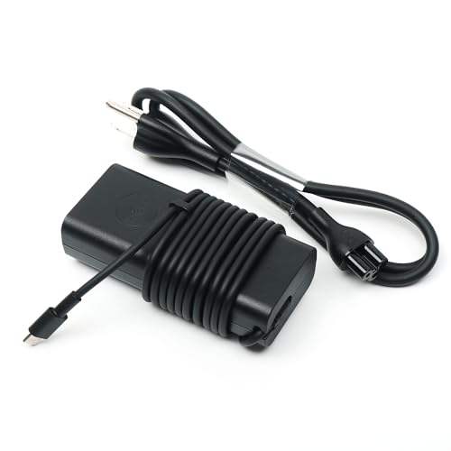 Dell 65W USB-C Laptop Charger Latitude 7400 7410 7420 7430 7440 7450 AC Adapter 20V 3.25A Computer Charger Cord Type C Black HA65NM190