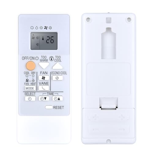GOUYESHO New RH18A RH-18A Air Conditioner Replacement Remote Control für Mitsubishi Electric Air Conditioner MP04B MP04A MP2B MP07A MH08B MSZ-HR25VF MSZ-HR35VF MSZ-HR42VF(refrigeración y calefacción)