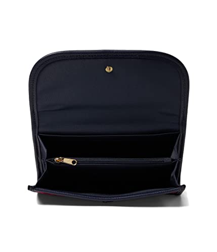 Tommy Hilfiger Kennedy II Flap Continental Wallet-Coated Square Monogram Italian Wine/Eccentric Magenta One Size3