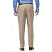 Haggar mens Premium Comfort Classic Fit Pleat Expandable Waist Dress Pants, Medium Khaki, 40W x 34L US